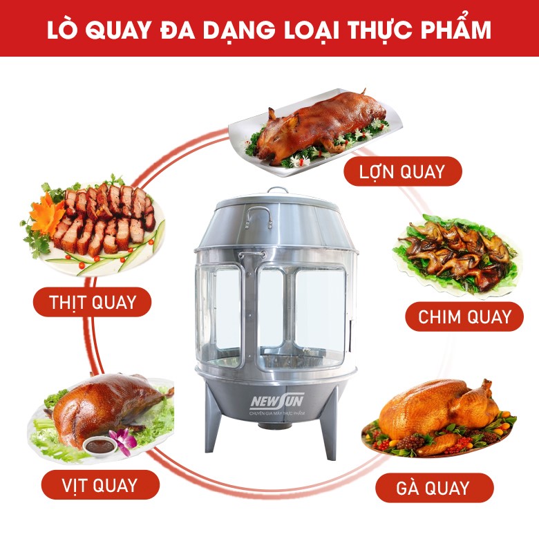 Quay đa dạng các loại thực phẩm 