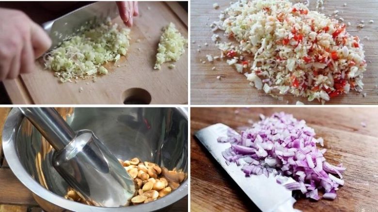 Sơ chế nguyên liệu khác - Cách nấu vịt giả cầy với đậu phộng