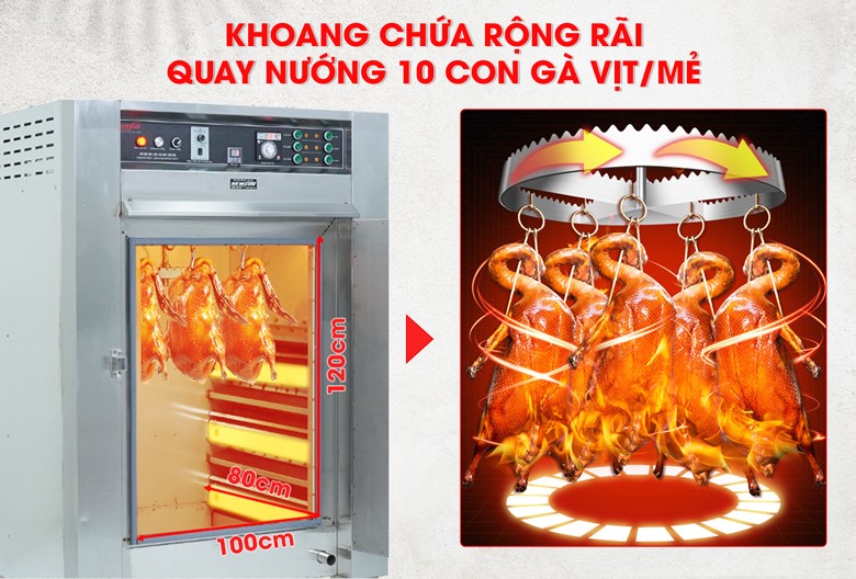 Thiết kế khoang chứa rộng rãi