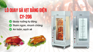 Lò quay gà vịt dùng điện CY-206