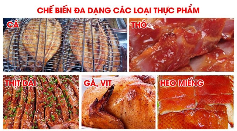 Chiên được nhiều loại thực phẩm