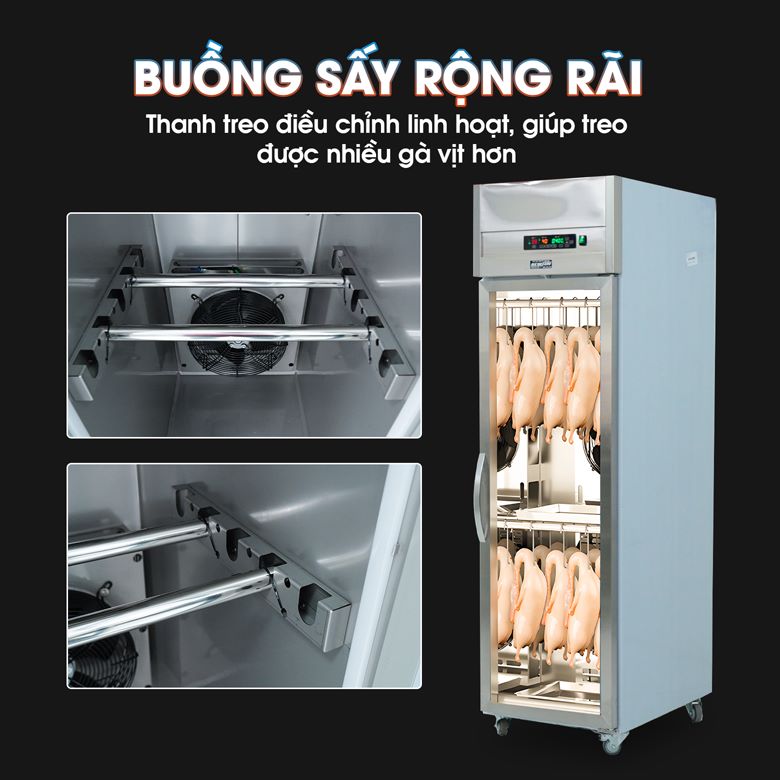 Buồng sấy dung tích 700 lít
