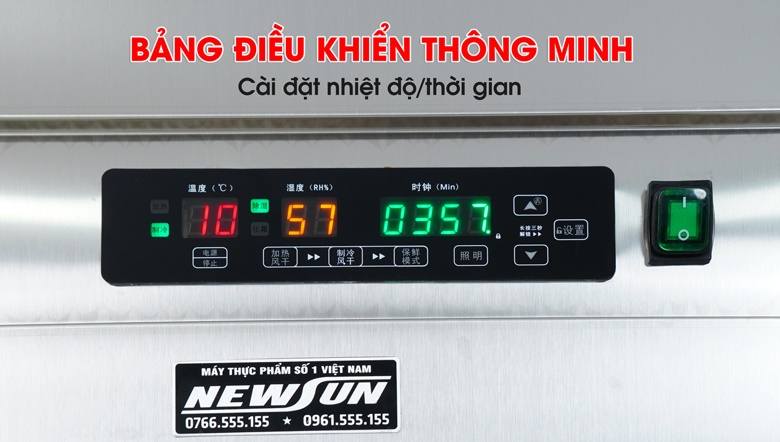 Bảng điều khiển vận hành đơn giản