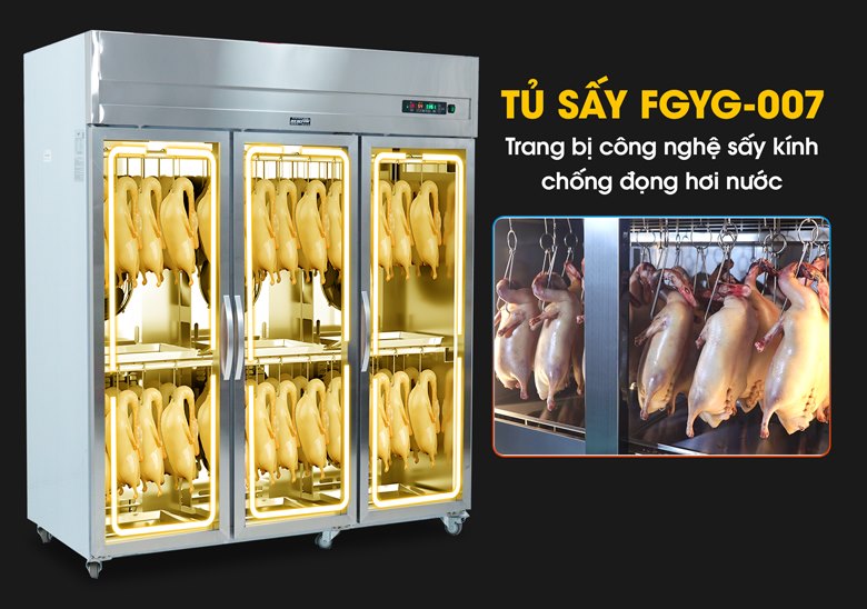 Sấy kính tiên tiến giúp chống mờ kính