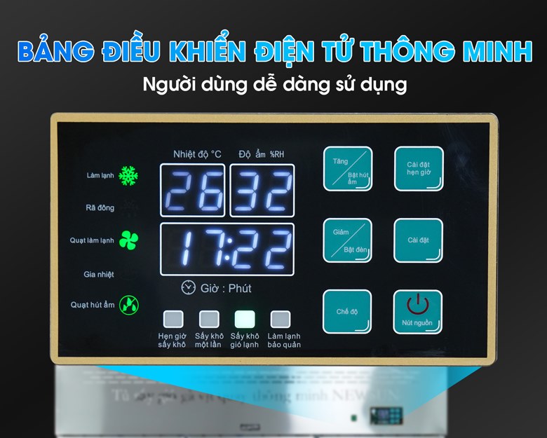 Bảng điều khiển thông minh – Dễ sử dụng, độ chính xác cao