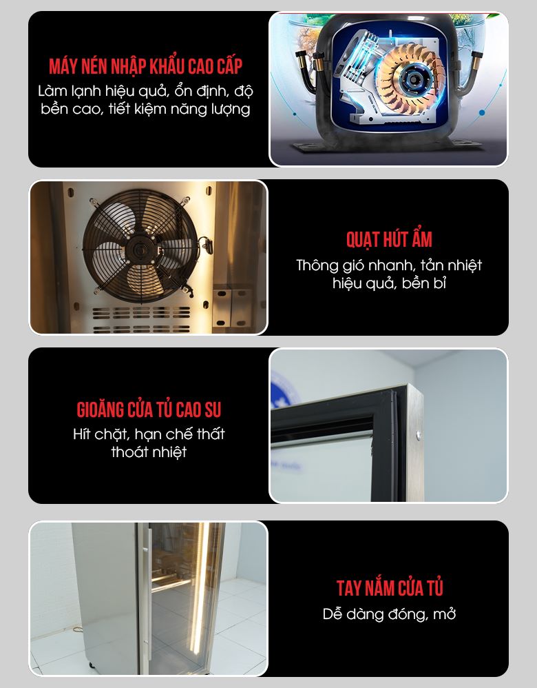 Một số chi tiết khác của tủ