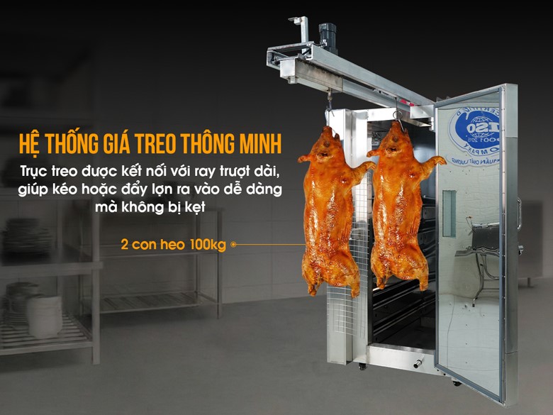 Hệ thống móc treo heo thông minh, an toàn và nhẹ nhàng 