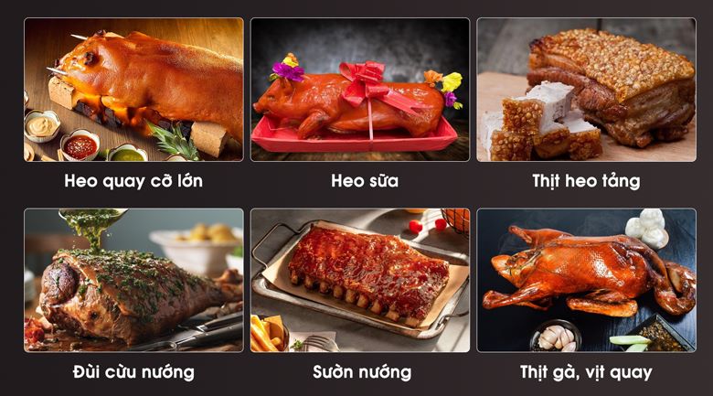 Quay được nhiều loại thịt khác nhau